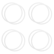 White Pressure Cooker Accessories for Air Fryer Liner 8 Pcs