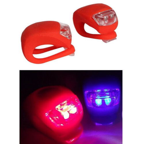 LED Bike Tail Light Silicone Bright Night Use