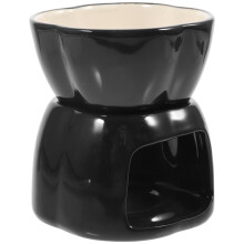 Ceramic butter warmer set with fork 1 set