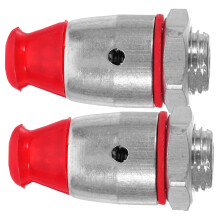 Stainless Steel Pressure Cooker Valve Kit Safety Red 2 Pcs