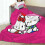 Flanelová deka Hello Kitty, měkká, teplá, 122 x 152 cm 5