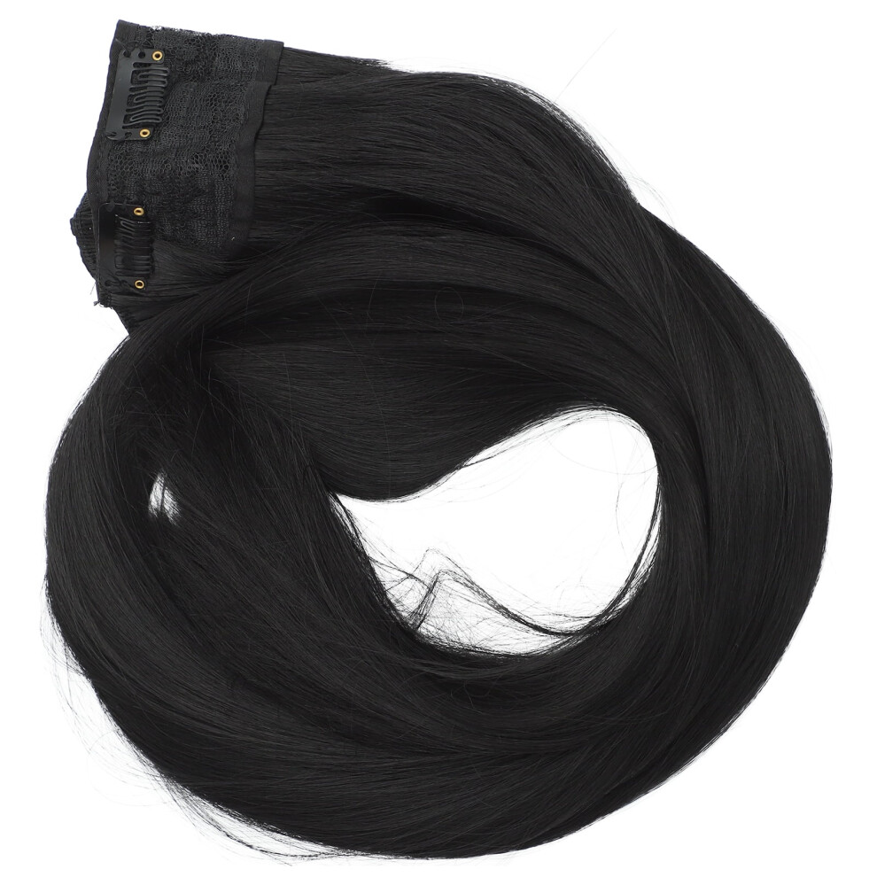 Straight Clip-In Hair Extension Synthetic Natural Look