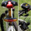LED bicycle turn signal brake light with horn 1