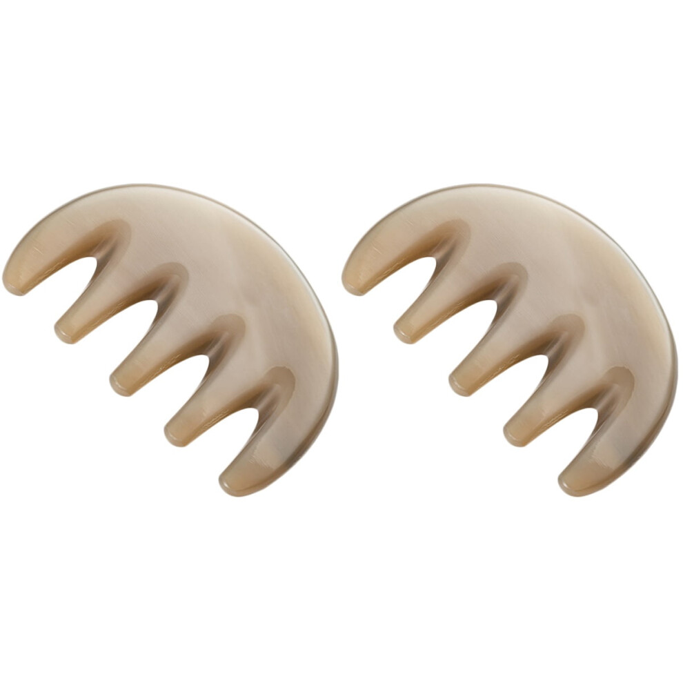 Five-Tooth Scalp Massager Comb 2 Pack