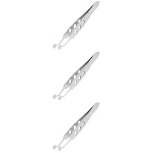 Eyelid Tweezer Meibomian Gland Stainless Steel 3 pcs