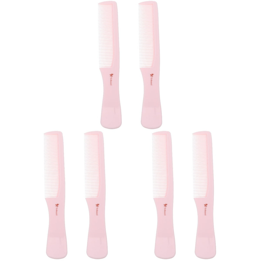 Plastic Hairdressing Comb Anti-static 6 pcs