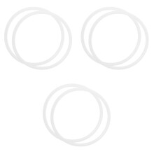 Pressure Cooker Sealing Ring Silicone White 6 pcs