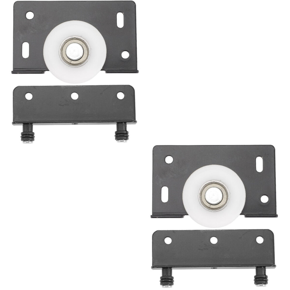 Wardrobe Door Pulley Sliding Roller 4 Pcs 972700535864