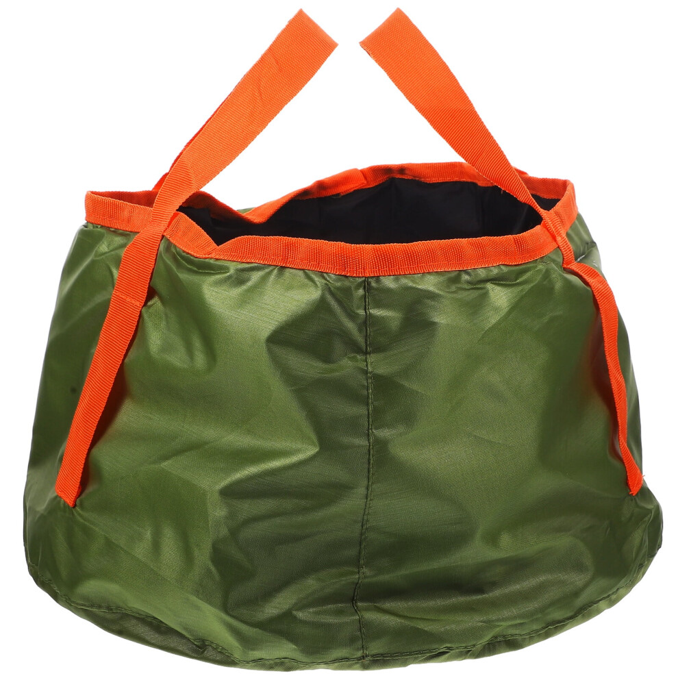 Portable Foldable Water Bucket Green 10L 972700537004