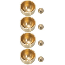 Dopamine Doorbell Decor Japanese Wind Chime Copper 4 Count