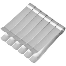 Candle Fire Extinguisher Stainless Steel Tweezers 6 Pcs