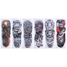 Temporary Tattoos Full Sleeve 6 Sheets Waterproof