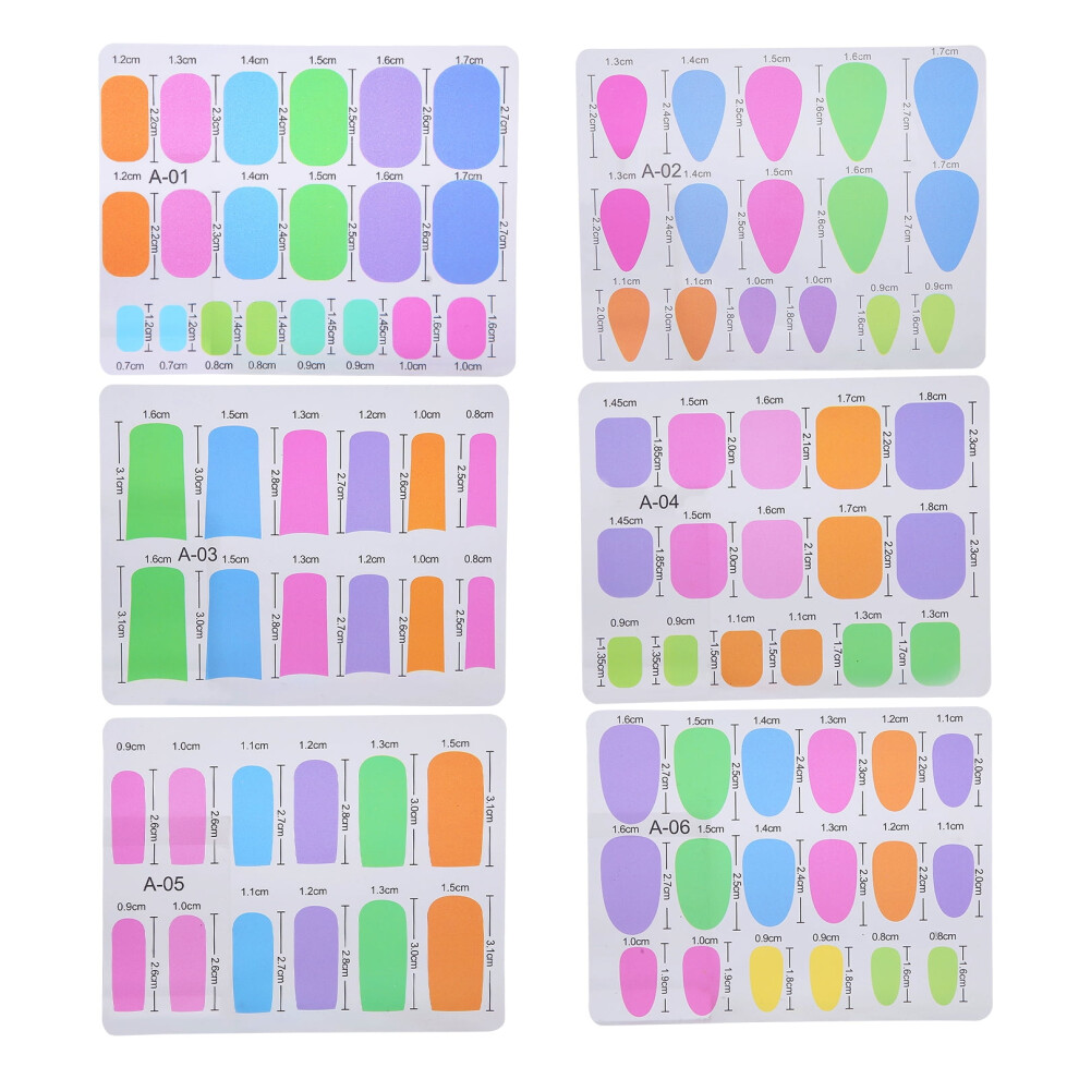 Glass Fiber Nail Extension Forms for UV Gel DIY Manicure Kit