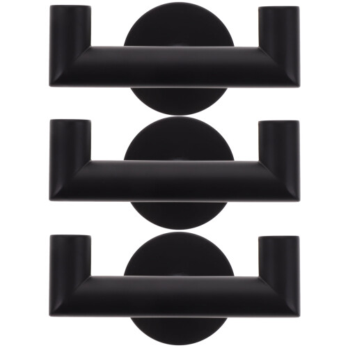 Stainless Steel Wall-Mounted Hook Set 3pcs