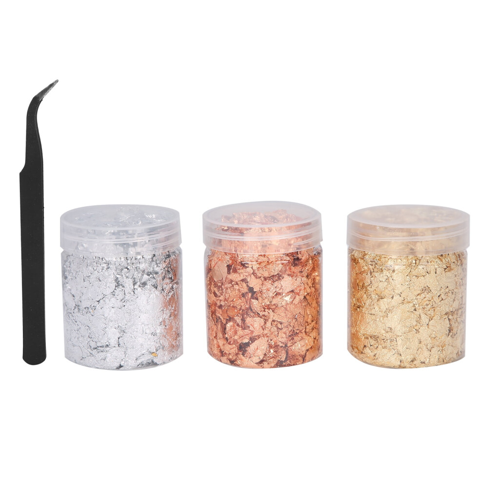 Jadeshay imitation gold foil flakes 3 pcs