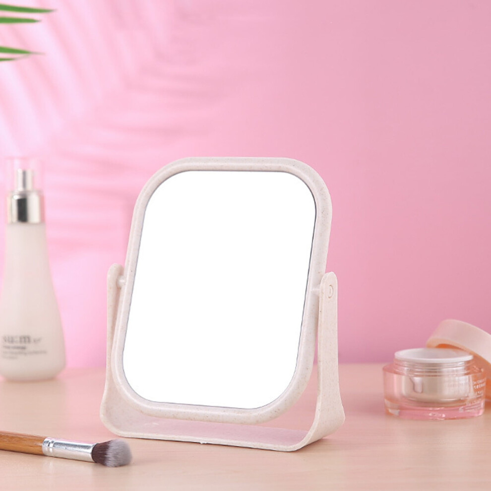 Portable Folding Makeup Mirror with Metal Stand
