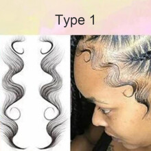 Baby Hair Tattoo Stickers for Women, 5 Styles