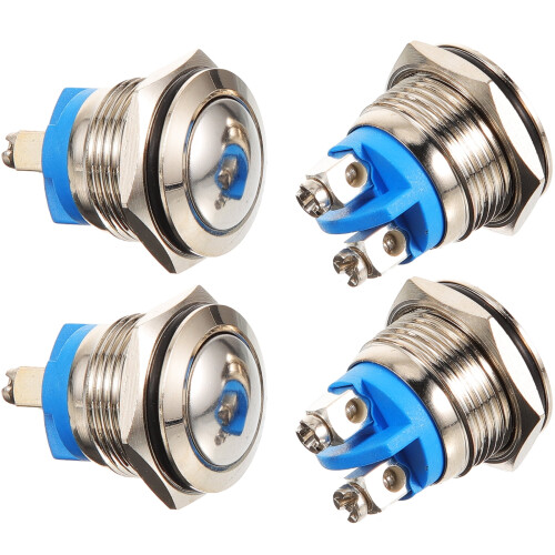 Doorbell Button Replacement Push Type 4 pcs