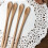 HOMEMAXS Bamboo Coffee Stirrer Spoon 10 pcs 6