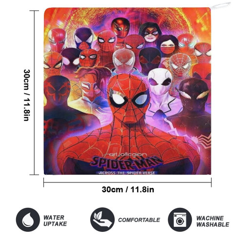 Spider-Man hand towels cotton 2-piece set 1