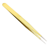 Eyelash Tweezers Stainless Steel Straight 13.5cm