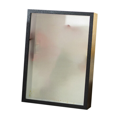 Black Shadow Box Frame 5x7 with Glass 1.5 inch Depth 1