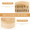 Bamboo Steamer for Food, Dumplings, Breakfast - 3-Tier 3