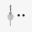 BTS silver earrings K-pop idol fashion gift pair 2