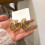 925 Silver Ear Studs Three Interlocking Rings 4