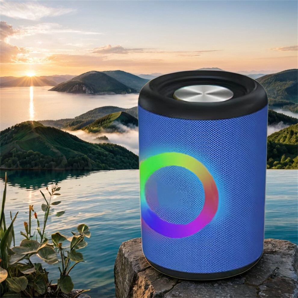 Bluetooth Speaker With Rgb S And Subwoofer Portable Light 908436272643