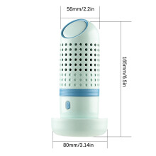 Portable fruit and vegetable washer capsule with USB base