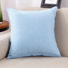 Housse de coussin décorative 100 % coton, carrée, unie, à faire soi-même, pour la maison, le lit, le canapé, Halloween ou Noël.