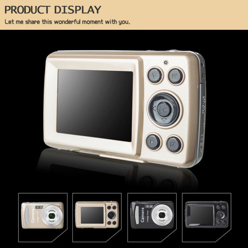 2.7-inch 16MP digital camera with anti-shake face detection 1