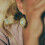 Turquoise earrings natural stone gold ear hooks 2