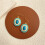 Turquoise earrings natural stone gold ear hooks 3