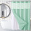 Rideau de douche imperméable et résistant en polyester 137 cm x 183 cm 5