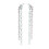 Long Fringed Zircon Earrings Silver Needle Water Drop 4