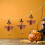 Décoration de pendentif poupée sorcière citrouille d'Halloween 5