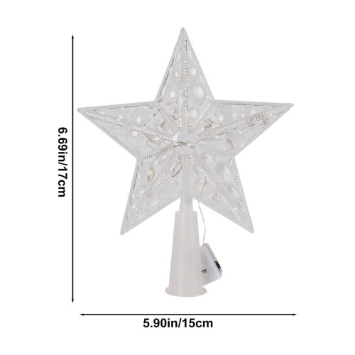 Étoile de Noël incassable pour sapin (1 pièce) 2