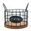 LOVIVER Kaffeekapselhalter, Metall-Arbeitsplattenorganizer, schwarz 5