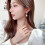 S925 Silver Zircon Water Drop Pearl Earrings 7