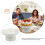 Suporte para bolo de porcelana alto multiuso de 30 cm (12 polegadas) 4