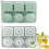 Large Ice Cube Tray Reusable Silicone 12-Cavity 2
