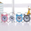 Classic double bell alarm clock white analog quartz 4
