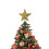 Christmas Tree Topper Star Red Silver Gold 20cm Plastic 5