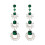 Women's 925 Silver Geometric Fan Earrings 7