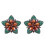 French Retro Flower Stud Earrings S925 Silver Zircon 5