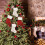 Hanging Glitter Sequins Tree Ornament White Red 6 pcs 4