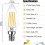 Ampoules LED E14 blanc chaud 2700K 600lm 6W (lot de 3) 4