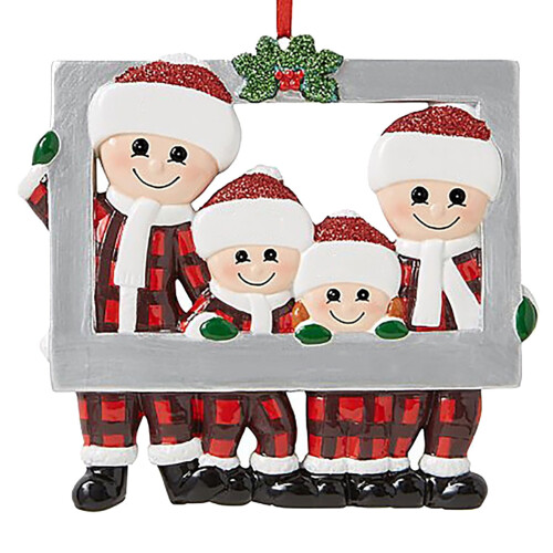 Personalized Family Christmas Ornament 2021 1